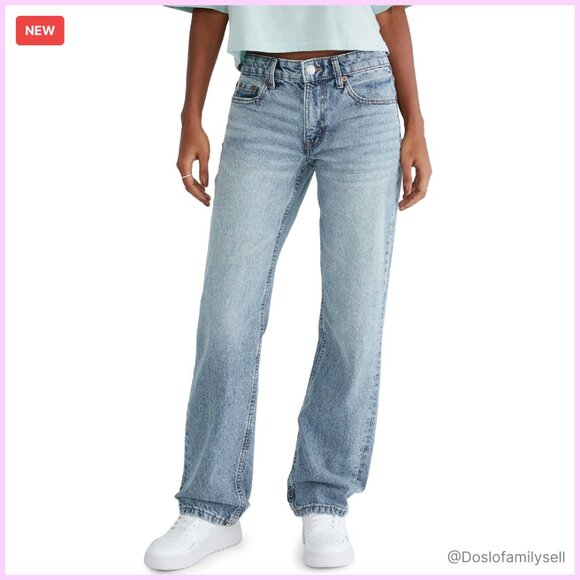 Low Rise Baggy Jeans Y2K Vintage Rigid Denim Sustainable Recycled Cotton